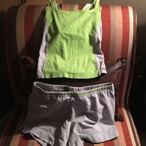 Nike cotton Knit two piece workout outfit
